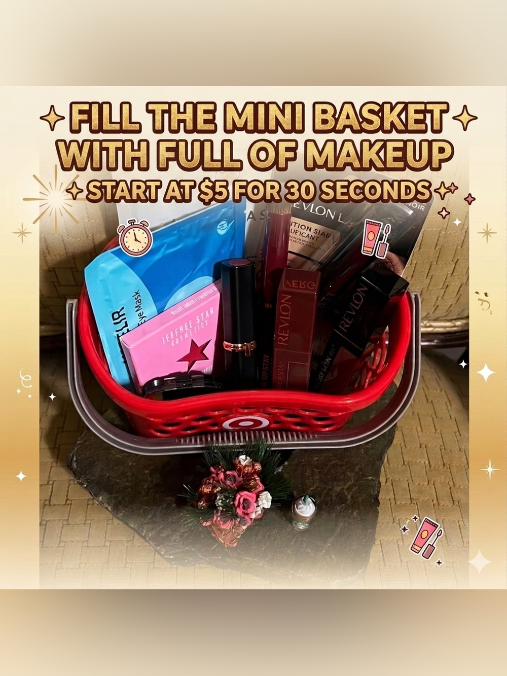 ✨ FILL THE MINI BASKET WITH MAKEUP ✨